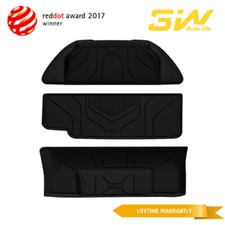 3W Cargo Liner for 2021-2024 Tesla Model X TPE Floor Mats Trunk Mats All-weather