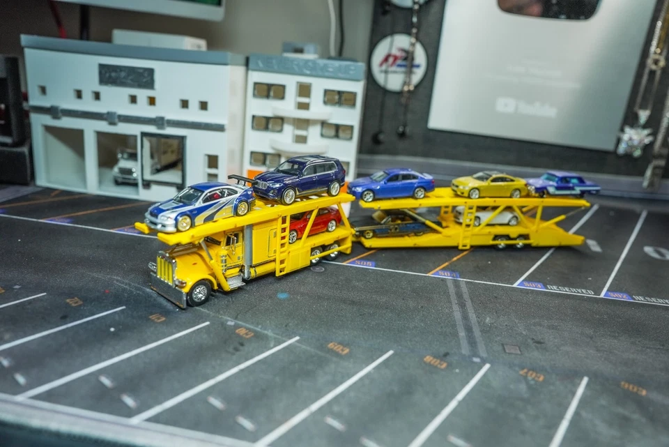 DCP 1/64 Peterbilt 389 TRANSPORTE PARA CARROS HECHO A MEDIDA Foto 3 de 4