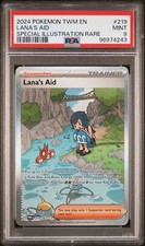 LANA'S AID PSA 9 TWILIGHT MASQUERADE 219/167 SPECIAL ILLUSTRATION RARE 2024...