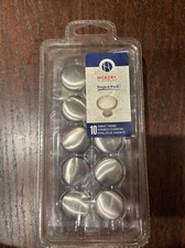 NEW Hickory Hardware 10 Satin Nickel Finish Cabinet Knobs Project Pack W Screws