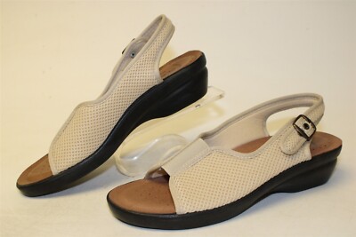 Flexus by Spring Step NEW Womens 10 41 Textile Slingback Sandal Italy Made Shoes