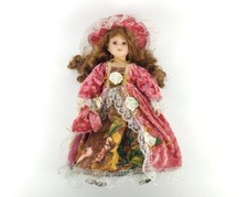 BAMBOLA IN CERAMICA GRANDE ALT 40 CM DA COLLEZIONE PORCELLANA VINTAGE