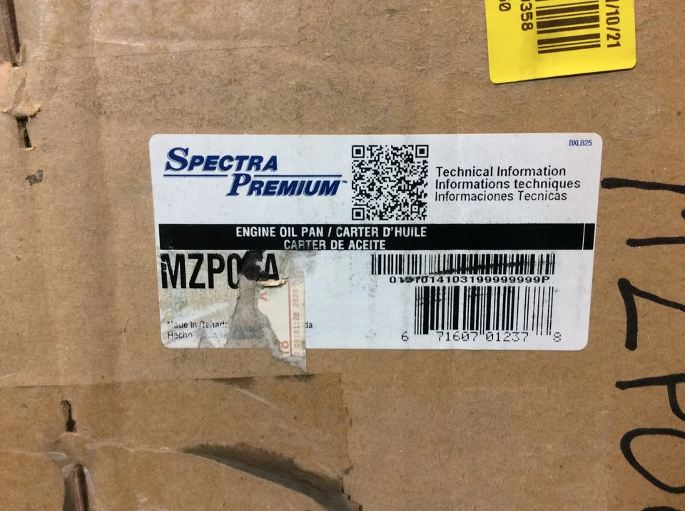 Ajuste: 94-02 Mazda 626 93-97 Ford Probe 2.5L cárter de aceite del motor Spectra Premium MZP06A Foto 2 de 4