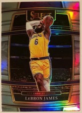 LeBron James 2021 Panini Select - #100 Concourse Silver Prizm!