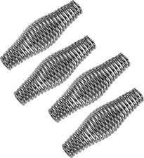 4PCS Stainless Steel BBQ Spring Handles Cool Touch Stove Heavy Duty Barbecue ...