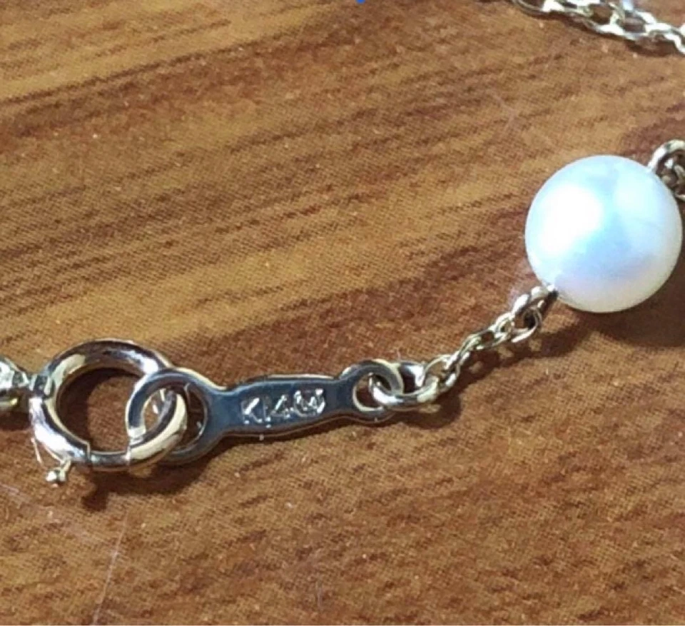 [Used] Auth MIKIMOTO Bracelet Akoya Pearl 5.45mm 18K Yellow Gold apprrox 19.0cm - Image 3 of 4