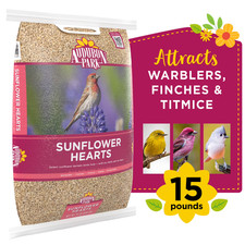 Audubon Park Sunflower Hearts Dry Wild Bird Food, 15 lb Bag