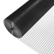 1/2 Inch Hardware Cloth 16"x50 FT - Black Vinyl Coated Chicken Wire Mesh, 19 ... 1.11 per foot