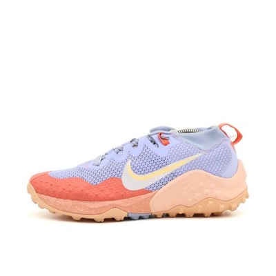 Nike Damen Wildhorse 7 Sneaker Lila/Orange/Peach Mesh Low-Top Trailrunning EU 39