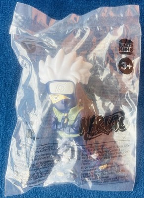 Burger King Naruto #7 Kakashi Kids Meal Toy Factory Sealed Anime Chibi HTF