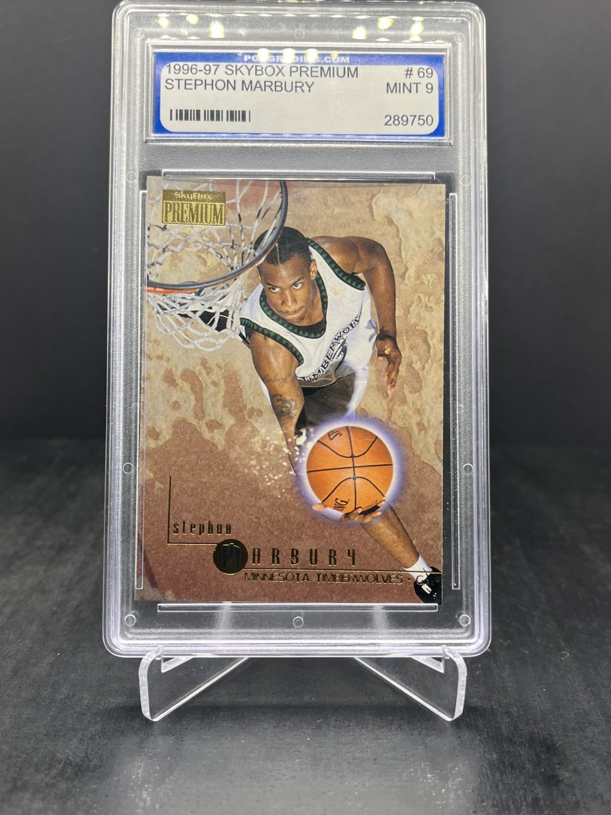 1996-97 Skybox Premium Basketball Stephon Marbury PGS 9 #69