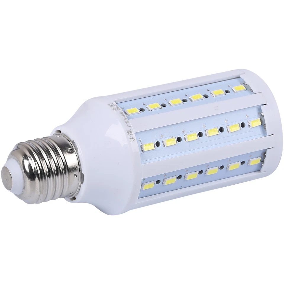 12-Pack 75W Eq. LED Bulb 60-Chip Corn Light E26 1100lm 10W Cool Daylight 6000K - Image 2 of 4