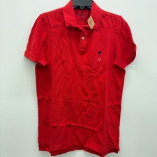 American Eagle Outfitters Eagle Polo Classic Fit Red Shirt Men's Medium