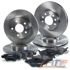 BREMSSCHEIBEN+BREMSBELÄGE KLÖTZE VORNE+HINTEN FÜR OPEL ASTRA G 1.6 1.8 2.0 98-04