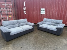 Grey Sofa Set 3 and 2 Seater Delivery Available Good  Condition Great Value!!!!!