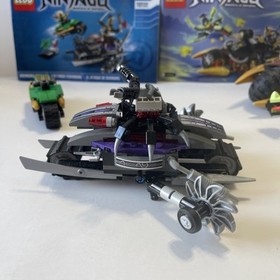 LEGO Ninjago 70733 Blaster Bike & 70722 Overborg attack w/ manual No Minifigures