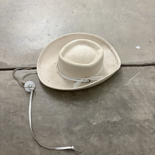 Floyette Originals Dallas 100% American Wool White Drill Team Hat Cowgirl