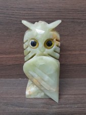 Onyx Owl Figurine 