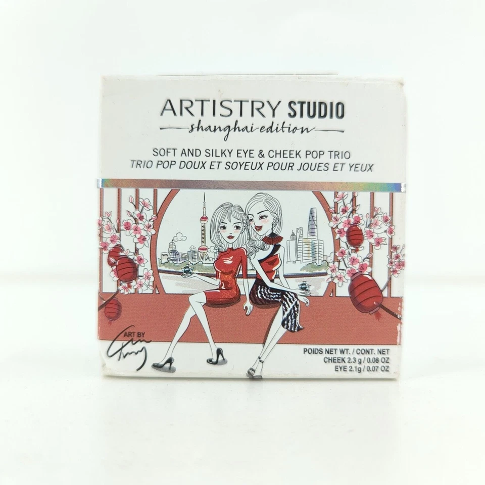 Artistry Studio Shanghai Edition Eye Cheek Pop Trio Shanghai Starlight Soft NEW - Image 2 of 4