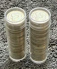 Two Full Roll Of 90% Silver Roosevelt Dimes. $10.00 Face Value