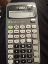 Texas Instruments TI-30Xa Scientific Calculator LCD Display Handheld Battery