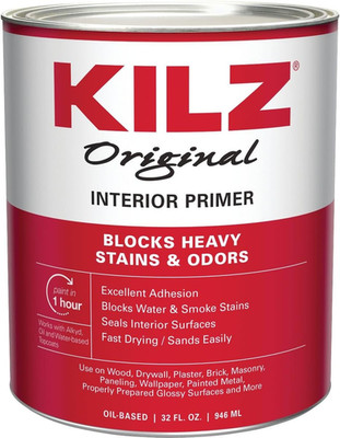 Quart Oil-Based Sealer Primer Stainblocker - Pack of 6 for Ultimate Protection