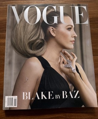 VOGUE MAGAZINE SEPTEMBER 2024 BLAKE LIVELY BY BAZ WOMEN'S FASHION STYLE