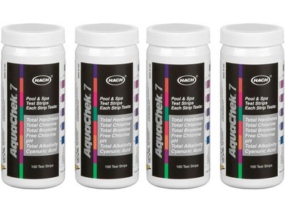 Aquachek 551236-04 Pro Silver Swimming Pool Test Strips, 4-Pack