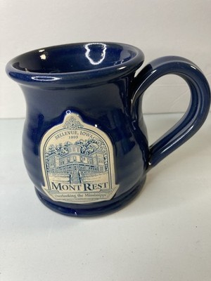 Deneen Pottery Hand Made USA Mug Mont Rest ~ Bellevue, Iowa 1893