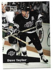 DAVE TAYLOR 1991-92 PRO SET CARD NM-MT+ CONDITION
