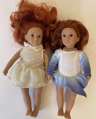 Our Generation Dolls Lori Mini Lot of 2 Redheads 6  & 6.5 