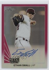 2019 Leaf Metal Draft 1990 Throwback Pink 1/20 Ethan Small #LT-ES1 Auto nd3