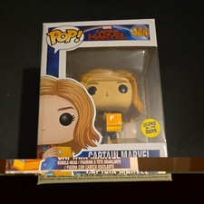 Figura Bobblehead Vinilo Funko Pop Capitana Marvel Película Brilla en la Oscuridad #444