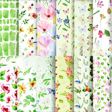 24 Sheets 12X12 Scrapbook Paper, Double Sided Floral Patterns Decorative Craft P