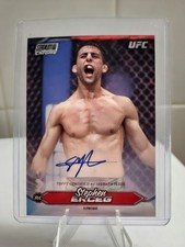 2025 Topps Stadium Club UFC Stephen Erceg RC Chrome Refractor Auto.