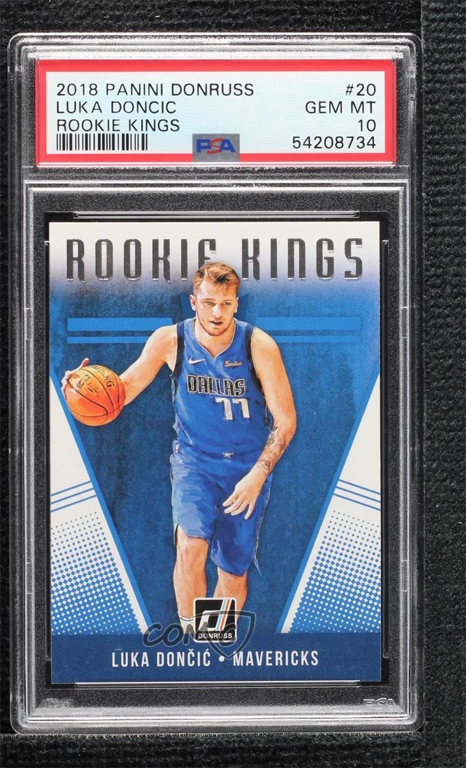 2018-19 Panini Donruss Rookie Kings Luka Doncic #20 PSA 10 GEM MT RC 1p00