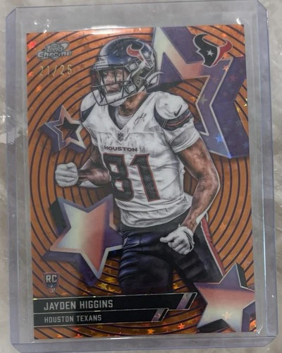 2025 Topps Cosmic Chrome Jayden Higgins Base (RAW)