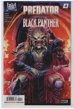 PREDATOR VS BLACK PANTHER #4 MARVEL COMIC 2024 MAIN COVER NM