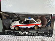 AUTOart Police Division Subaru Impreza Police 1:18 Diecast Model Car Boxed