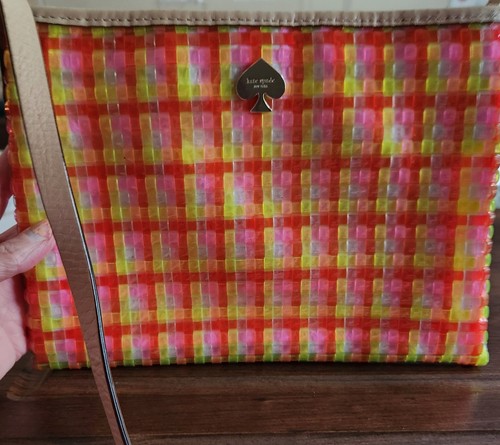 Kate Spade New York Jelly Grove Ginnie Woven Multi-Color Crossbody Bag