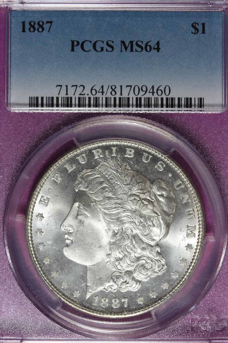 MS 64 Graded 1886 Year Morgan US Dollars (1878-1921) for sale | eBay