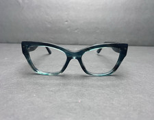 Vogue Eyewear VO5523 3088 Cat Eye Woman Eyeglasses Frames Green Havana EUC