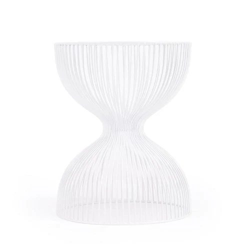 Butler Specialty Nicholas White Metal End Table - Picture 5 of 7