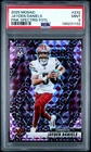 2025 PANINI MOSAIC PINK SPECTRIS FOTL #232 JAYDEN DANIELS 1/13 PSA 9
