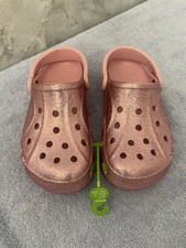 Crocs Adult Baya Clogs Pink Glitter Women s 7
