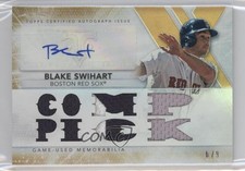 2015 Topps Triple Threads Auto Relics Gold 6/9 Blake Swihart #TTAR-BS5 Auto y0i