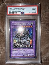 Konami Yu-Gi-Oh! Elemental Hero Gaia Secret Rare ANPR-EN099 1st Ed PSA 9 Holo