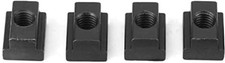 4PC Set T-Slot Nut Black Oxide Finish 3/8-16 Threads Table Slot 1/2