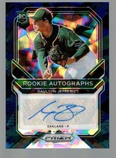 2021 Panini Prizm Rookie Autographs Prizms Cracked #RADJ Daulton Jefferies 12/25