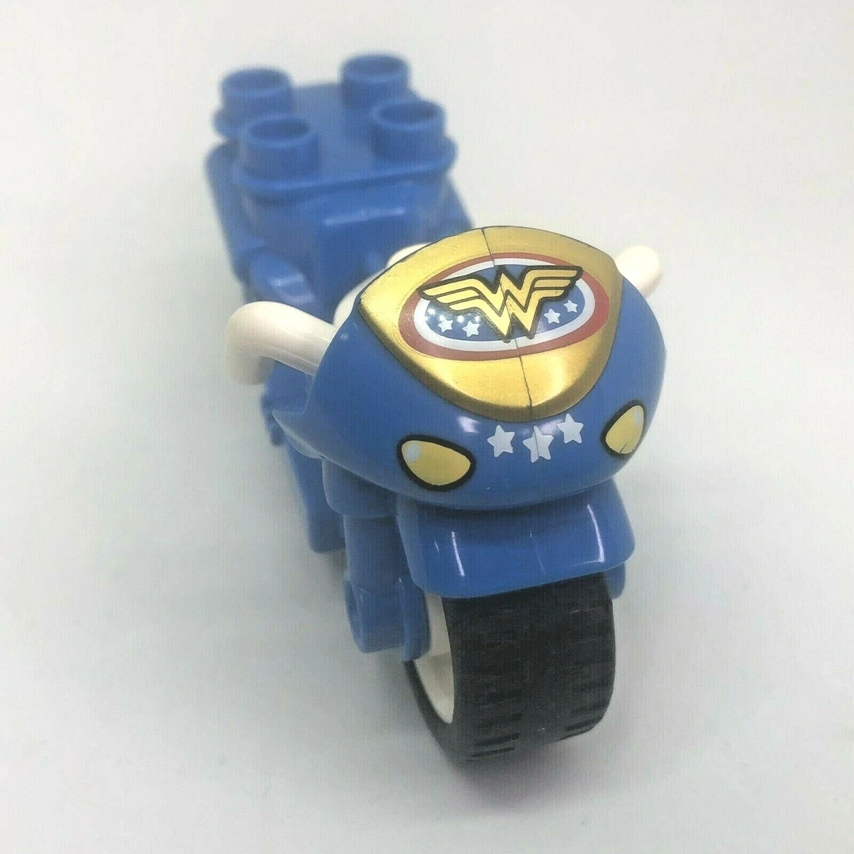 Lego Duplo Wonder Woman Motorcycle Blue Super Hero Cycle
